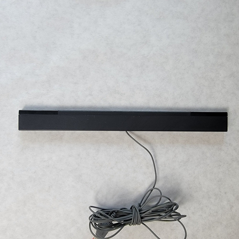 Black Nintendo Wii Sensor Bar Wired Official RVL-014 For Wii And Wii U OEM